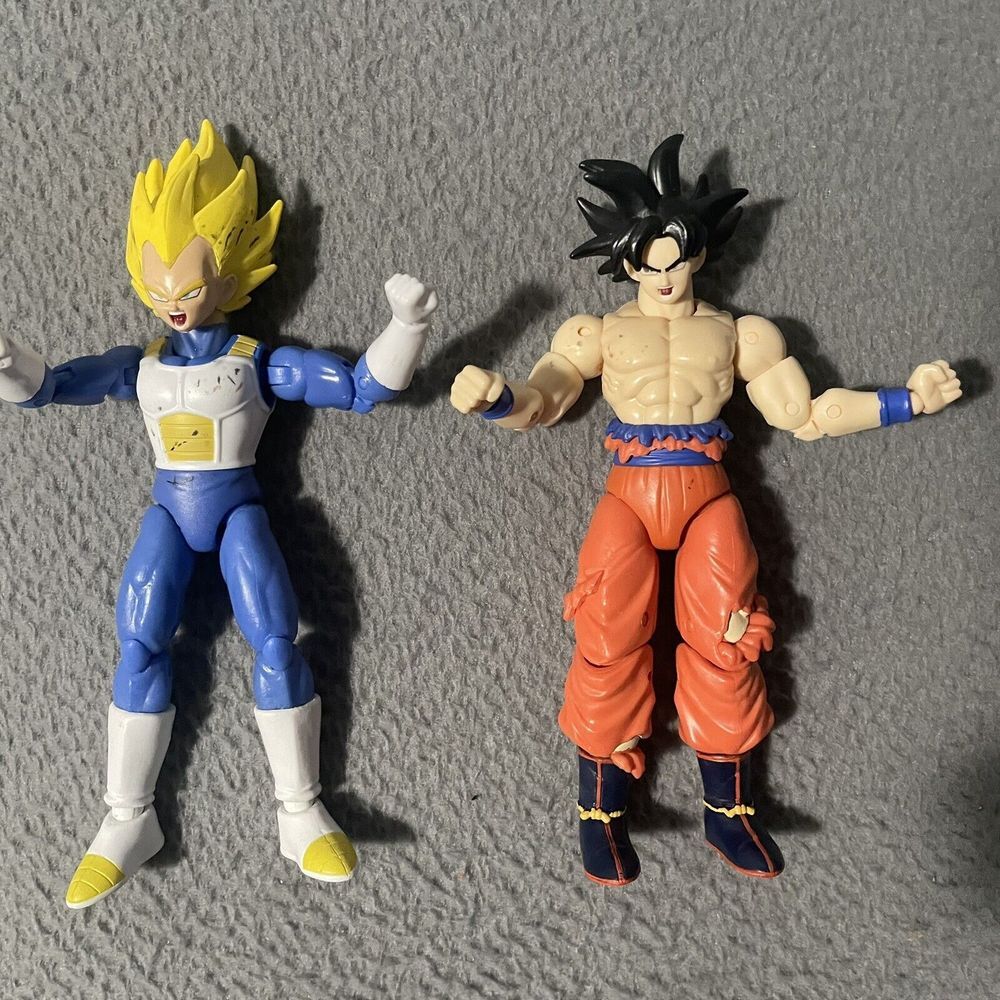 Bandai Dragon Ball Super Stars Ultra Instinct Goku And Kuji Super Saiyan‎ Vegeta